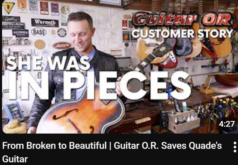 Guitar O.R. content and campaigns
