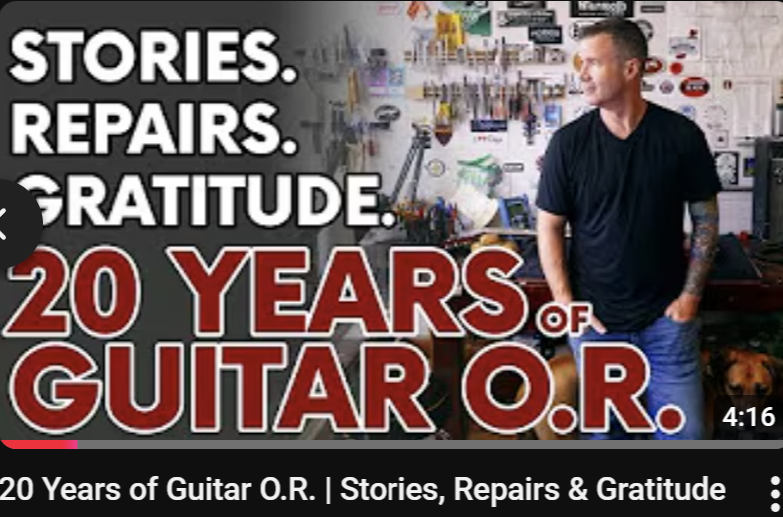 Guitar O.R. mailing list and website work
